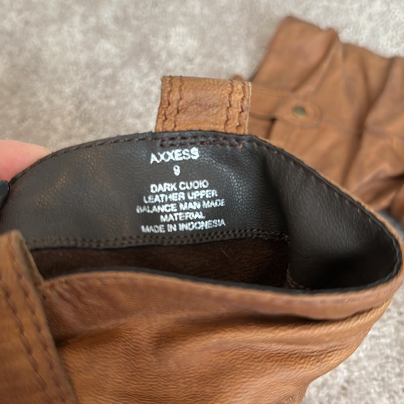 Steven by Steve Madden Axxess Brown Pull on Moto Boots Women's Size 9 - Picture 4 of 5